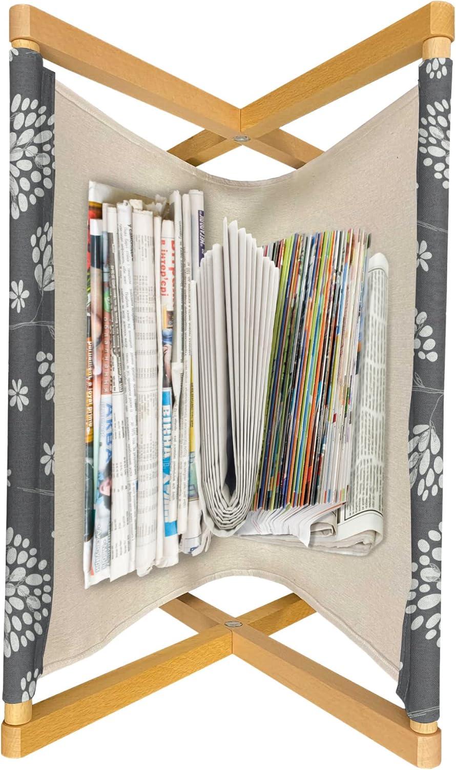 imageAmbesonne Hearts Magazine and Book Holder Bicycles and Heart and Romantic Scene Valentines Day Theme Floor Rack Decor for Interior of Home amp Office 22 x 19 Dark Grey and WhiteGrey Coconut