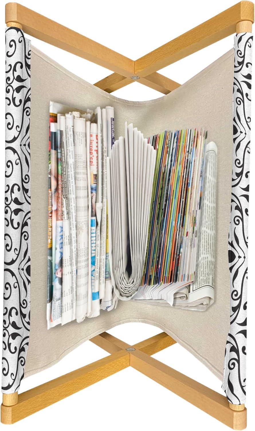 imageAmbesonne Hearts Magazine and Book Holder Bicycles and Heart and Romantic Scene Valentines Day Theme Floor Rack Decor for Interior of Home amp Office 22 x 19 Dark Grey and WhiteCharcoal Grey White
