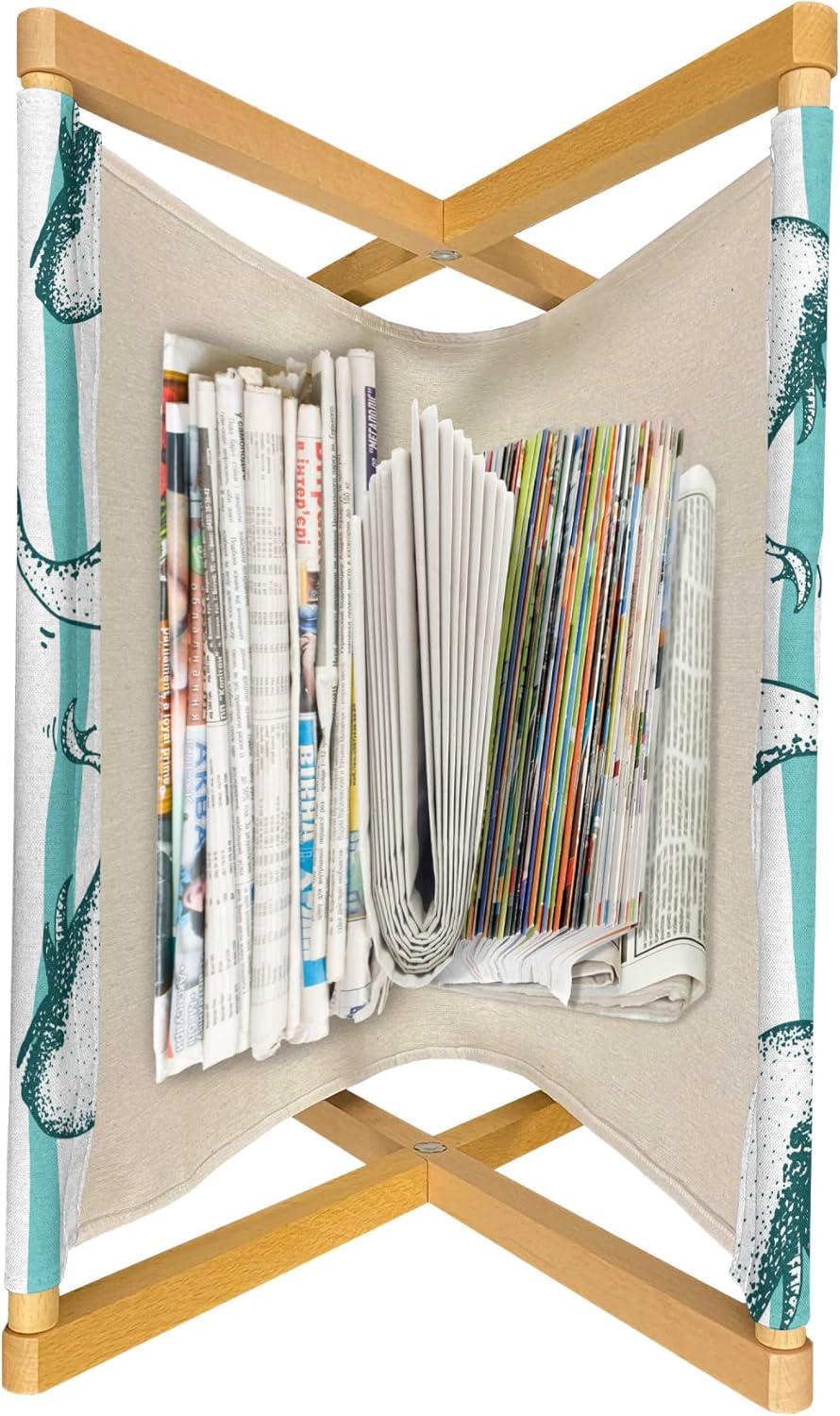 imageAmbesonne Hearts Magazine and Book Holder Bicycles and Heart and Romantic Scene Valentines Day Theme Floor Rack Decor for Interior of Home amp Office 22 x 19 Dark Grey and WhiteCadet Blue Dark Teal