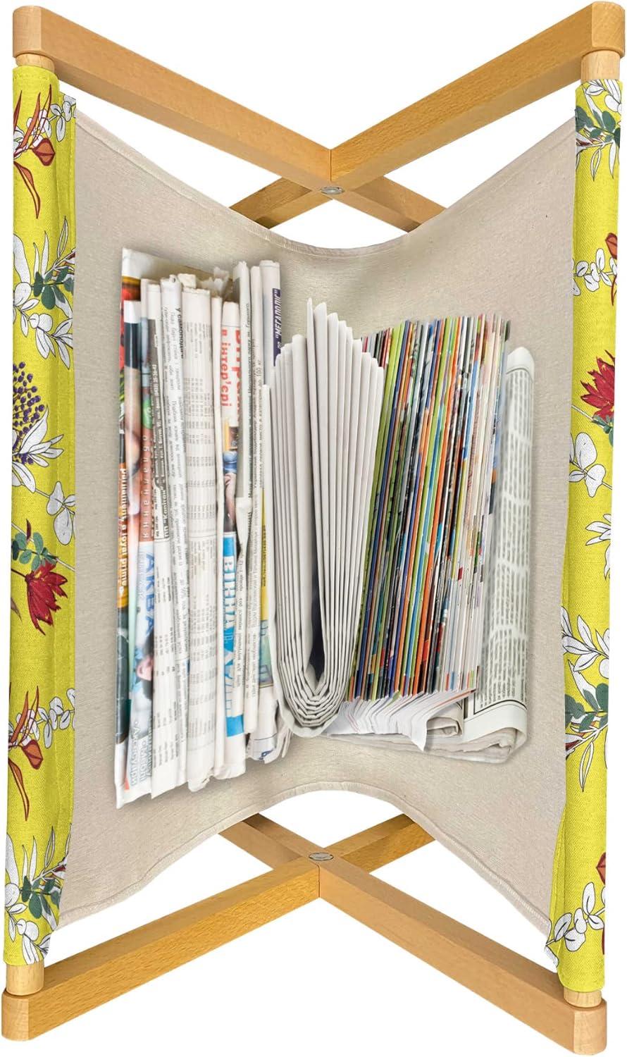 imageAmbesonne Hearts Magazine and Book Holder Bicycles and Heart and Romantic Scene Valentines Day Theme Floor Rack Decor for Interior of Home amp Office 22 x 19 Dark Grey and WhiteYellow and Multicolor