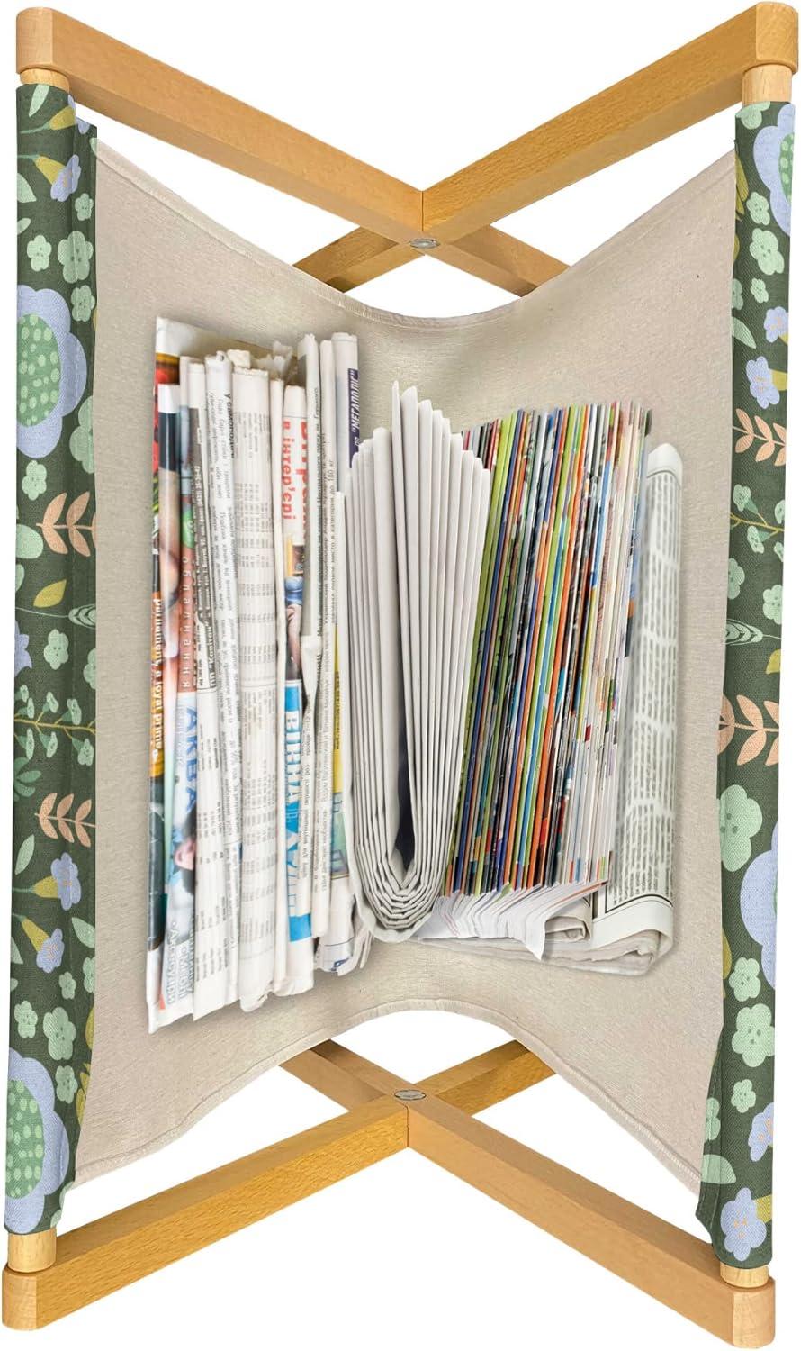 imageAmbesonne Hearts Magazine and Book Holder Bicycles and Heart and Romantic Scene Valentines Day Theme Floor Rack Decor for Interior of Home amp Office 22 x 19 Dark Grey and WhiteReseda Green Multicolor