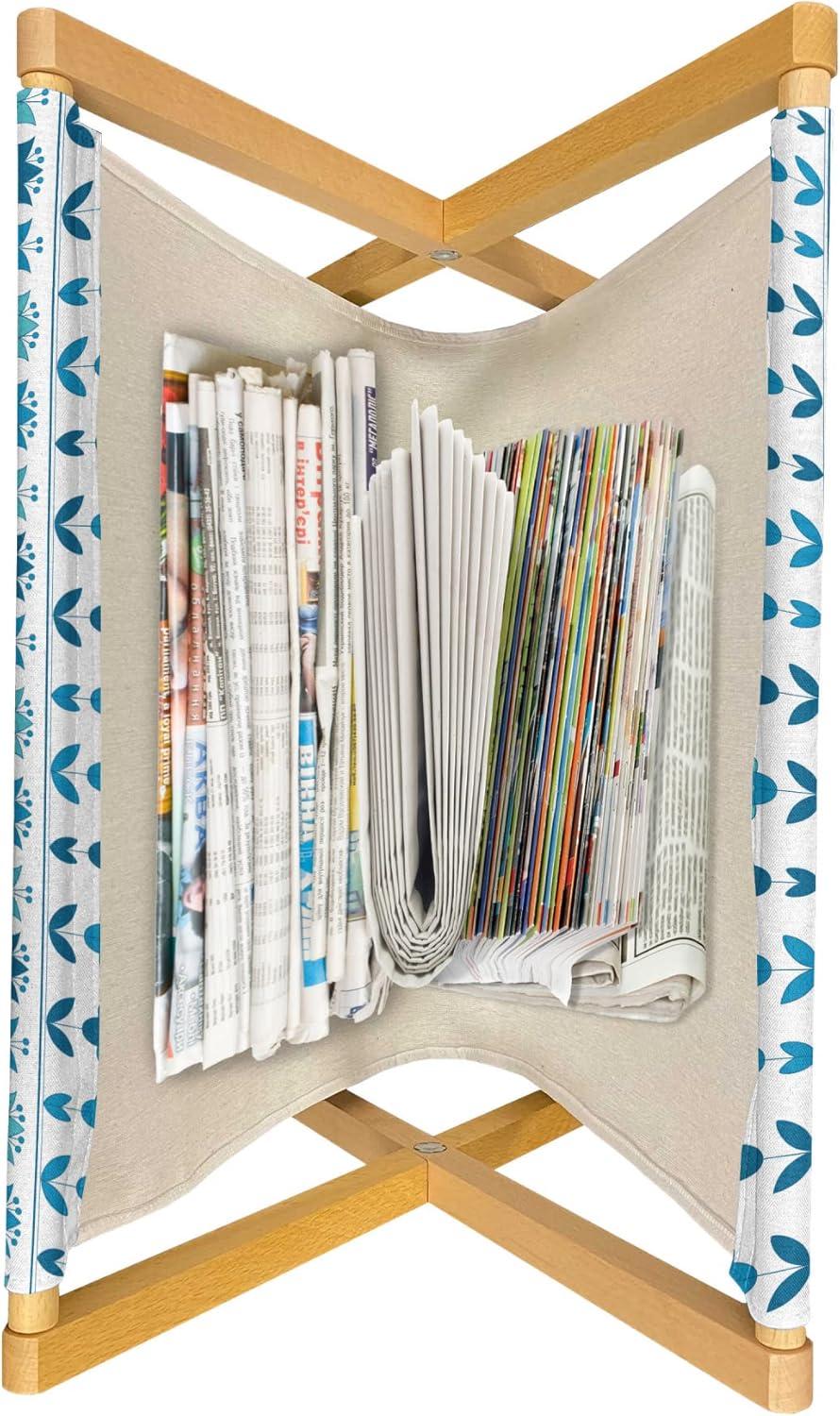 imageAmbesonne Hearts Magazine and Book Holder Bicycles and Heart and Romantic Scene Valentines Day Theme Floor Rack Decor for Interior of Home amp Office 22 x 19 Dark Grey and WhiteSea Blue Multicolor