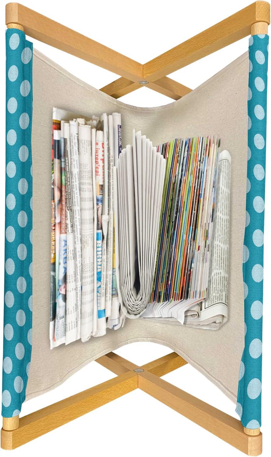 imageAmbesonne Orange Magazine and Book Holder Romantic Valentines Day Bridal Theme Hearts with Swirl Branches Image Floor Rack Decor for Interior of Home amp Office 22 x 19 Dark Brown VermilionTeal Pale Blue