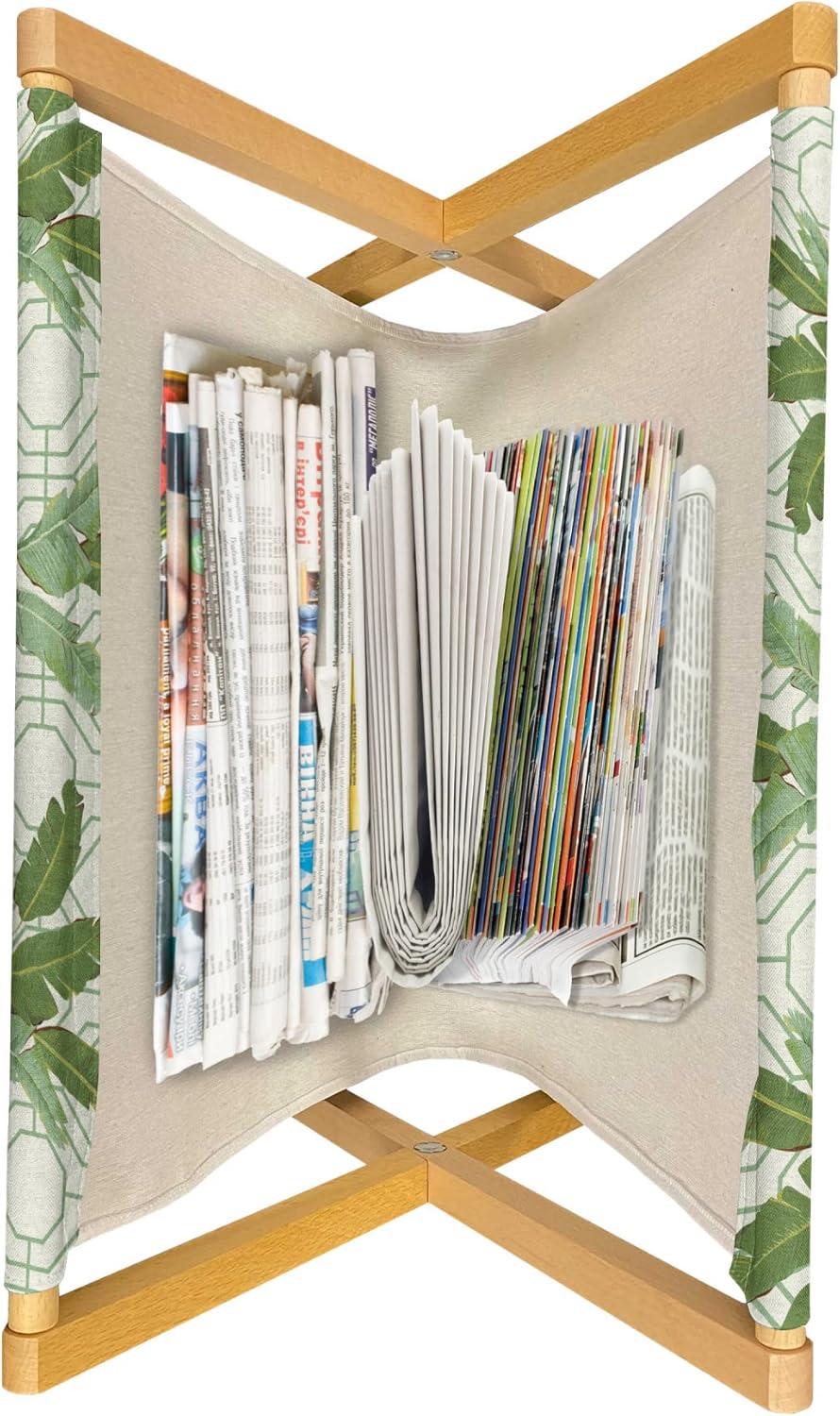 imageAmbesonne Orange Magazine and Book Holder Romantic Valentines Day Bridal Theme Hearts with Swirl Branches Image Floor Rack Decor for Interior of Home amp Office 22 x 19 Dark Brown VermilionOlive Green Cream