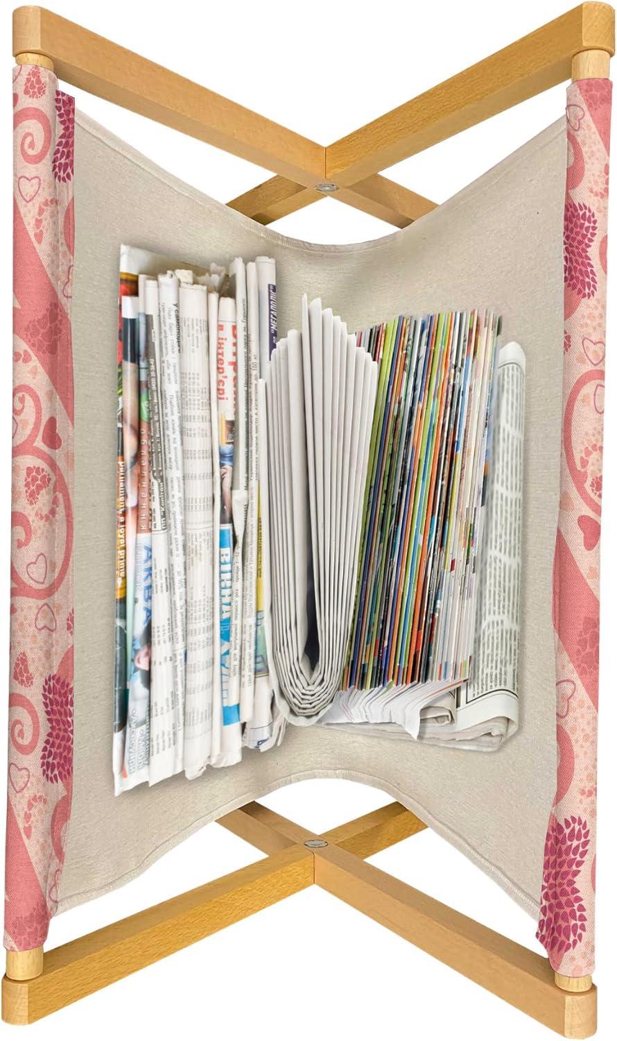 imageAmbesonne Romantic Magazine and Book Holder Flowers Hearts Valentines Celebration Birthday Lovers Twiggy Branches Floor Rack Decor for Interior of Home amp Office 22 x 19 Coral Pale Peach PinkCoral Pale Peach Pink