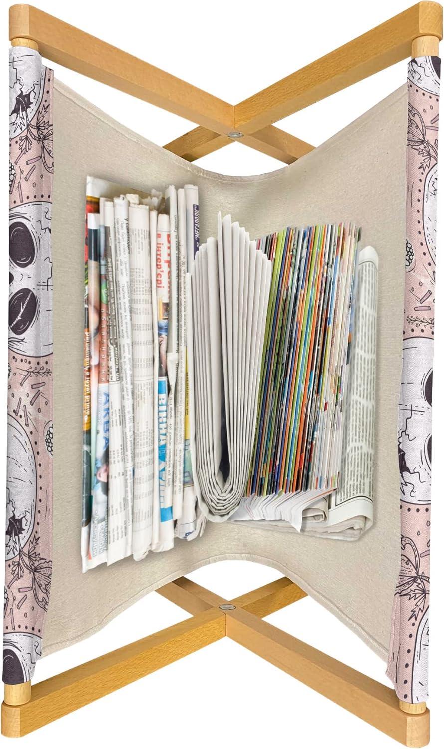 imageAmbesonne Romantic Magazine and Book Holder Flowers Hearts Valentines Celebration Birthday Lovers Twiggy Branches Floor Rack Decor for Interior of Home amp Office 22 x 19 Coral Pale Peach PinkWhite Blush Black