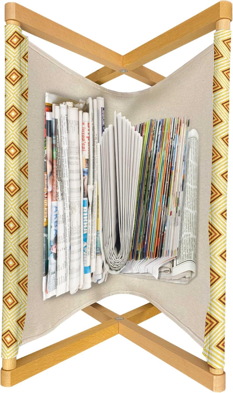 imageAmbesonne Romantic Magazine and Book Holder Flowers Hearts Valentines Celebration Birthday Lovers Twiggy Branches Floor Rack Decor for Interior of Home amp Office 22 x 19 Coral Pale Peach PinkPale Yellow Amber