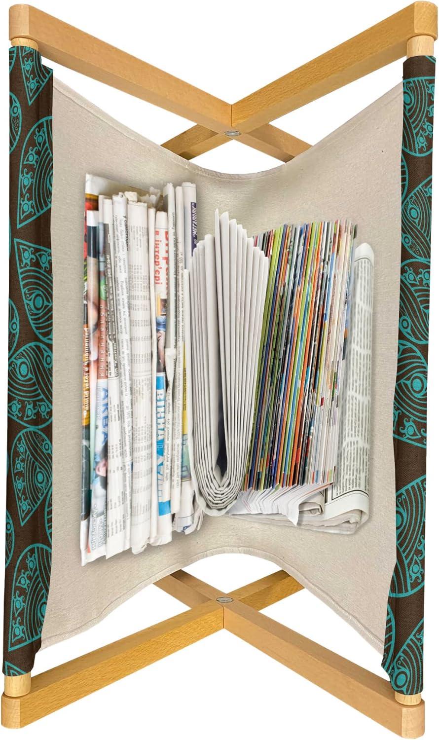imageAmbesonne Romantic Magazine and Book Holder Flowers Hearts Valentines Celebration Birthday Lovers Twiggy Branches Floor Rack Decor for Interior of Home amp Office 22 x 19 Coral Pale Peach PinkSeal Brown Turquoise