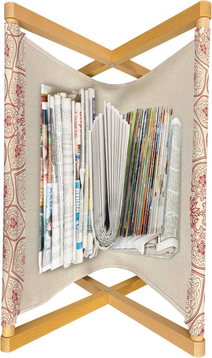 imageAmbesonne Romantic Magazine and Book Holder Flowers Hearts Valentines Celebration Birthday Lovers Twiggy Branches Floor Rack Decor for Interior of Home amp Office 22 x 19 Coral Pale Peach PinkRed and Cream