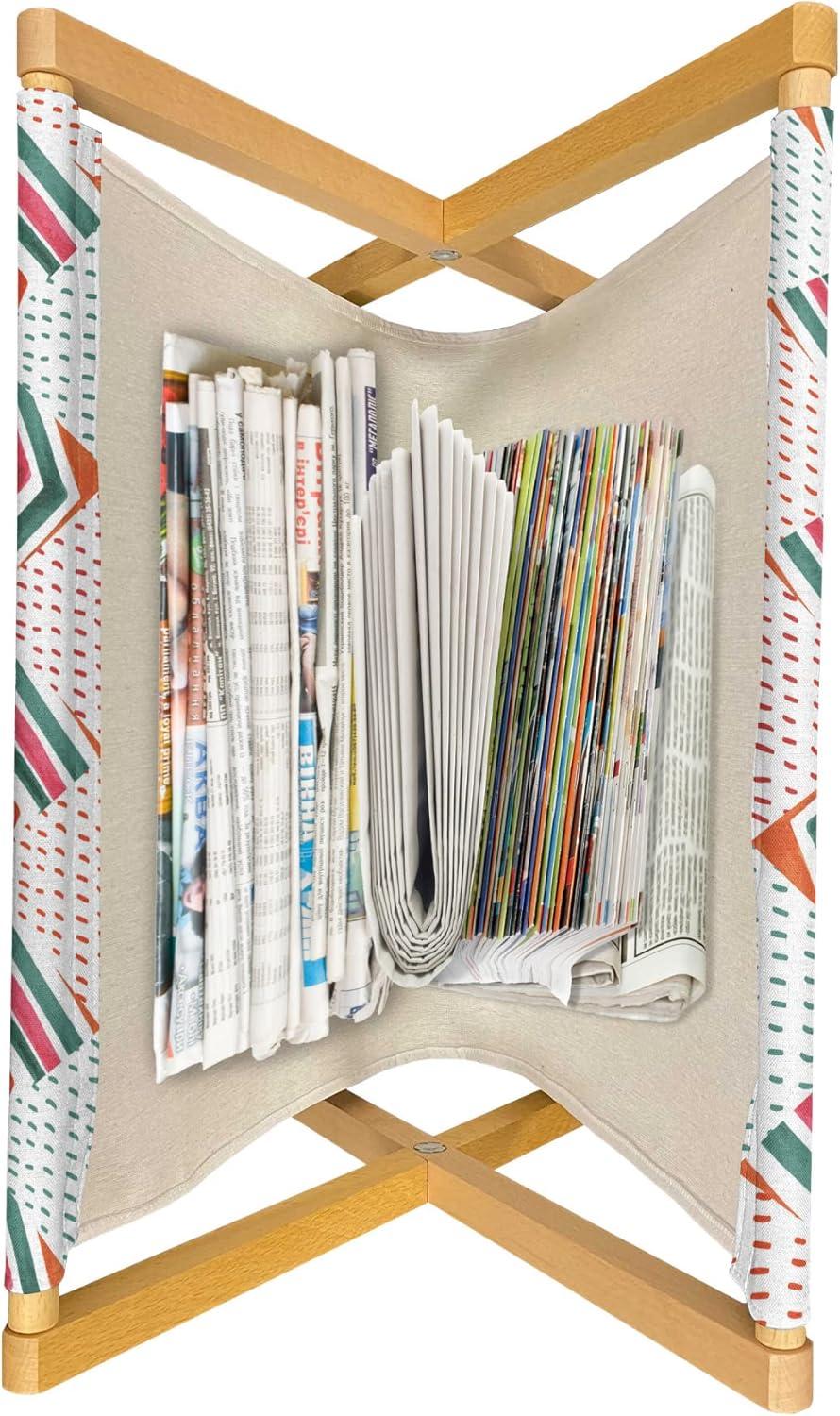 imageAmbesonne Romantic Magazine and Book Holder Flowers Hearts Valentines Celebration Birthday Lovers Twiggy Branches Floor Rack Decor for Interior of Home amp Office 22 x 19 Coral Pale Peach PinkOrange Jade Green Pink