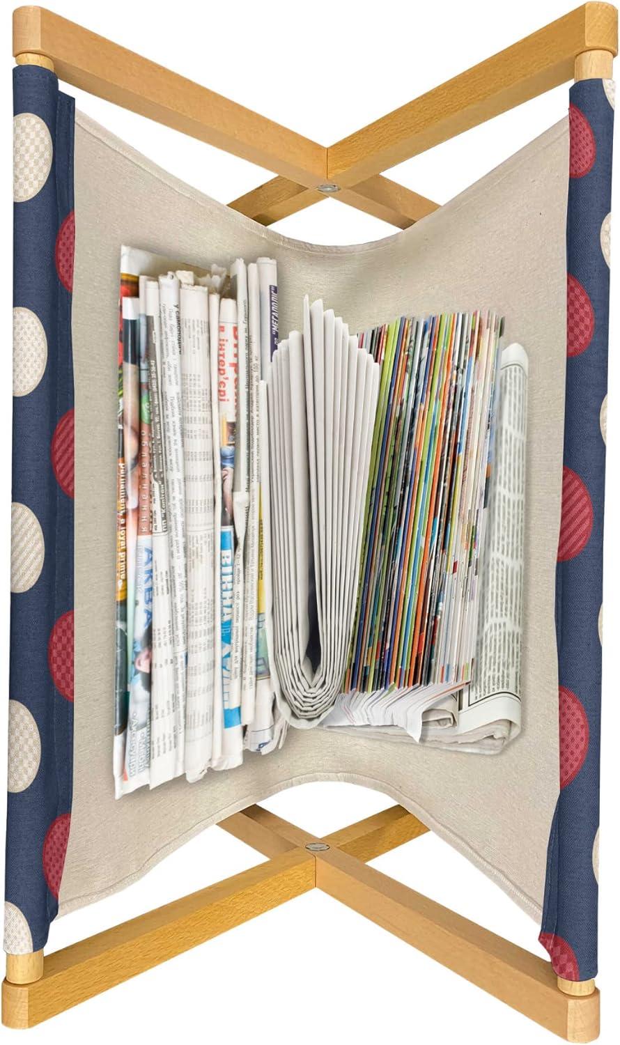 imageAmbesonne Romantic Magazine and Book Holder Flowers Hearts Valentines Celebration Birthday Lovers Twiggy Branches Floor Rack Decor for Interior of Home amp Office 22 x 19 Coral Pale Peach PinkDark Coral Night Blue