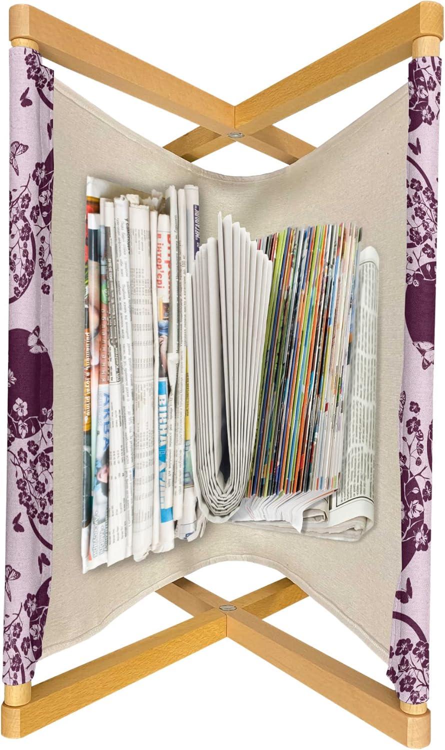imageAmbesonne Romantic Magazine and Book Holder Flowers Hearts Valentines Celebration Birthday Lovers Twiggy Branches Floor Rack Decor for Interior of Home amp Office 22 x 19 Coral Pale Peach PinkPale Pink Plum