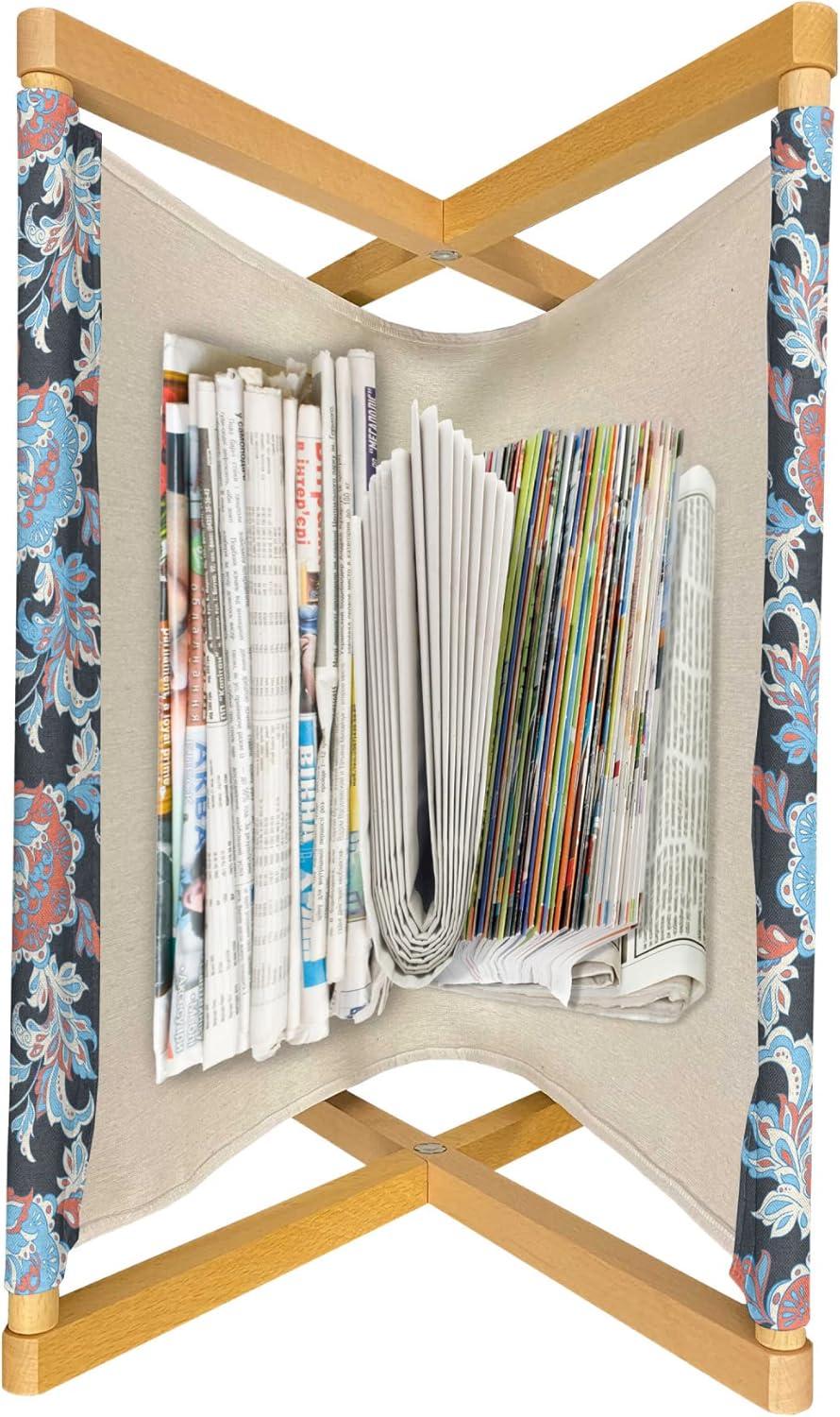 imageAmbesonne Romantic Magazine and Book Holder Flowers Hearts Valentines Celebration Birthday Lovers Twiggy Branches Floor Rack Decor for Interior of Home amp Office 22 x 19 Coral Pale Peach PinkCharcoal Grey Coral Blue