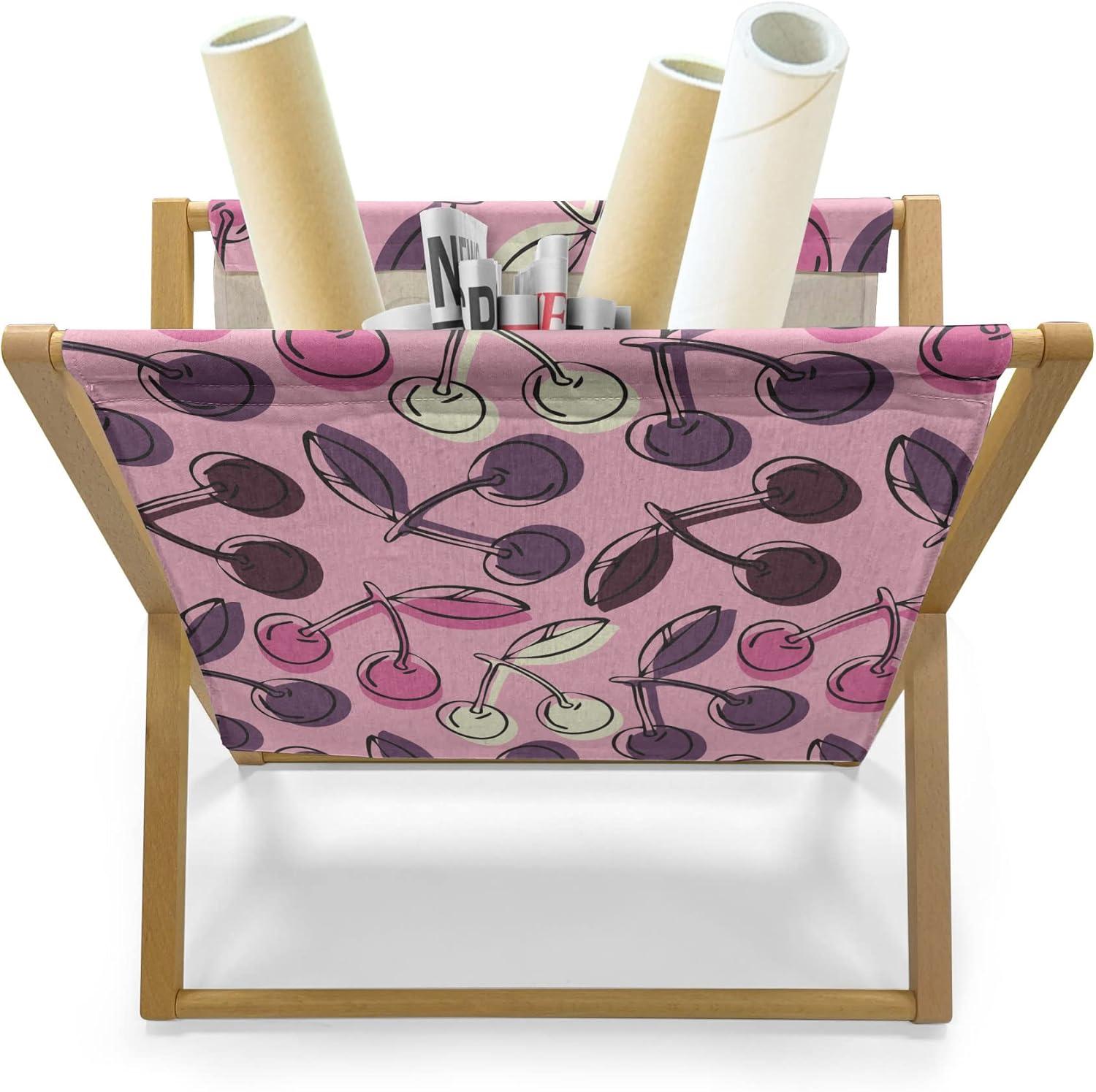 imageAmbesonne Valentines Day Magazine and Book Holder Celebration Theme Hand Drawn Heart Birthday Romantic Graffiti Style Floor Rack Decor for Interior of Home amp Office 22 x 19 Pale Coffee WhitePale Pink Multicolor
