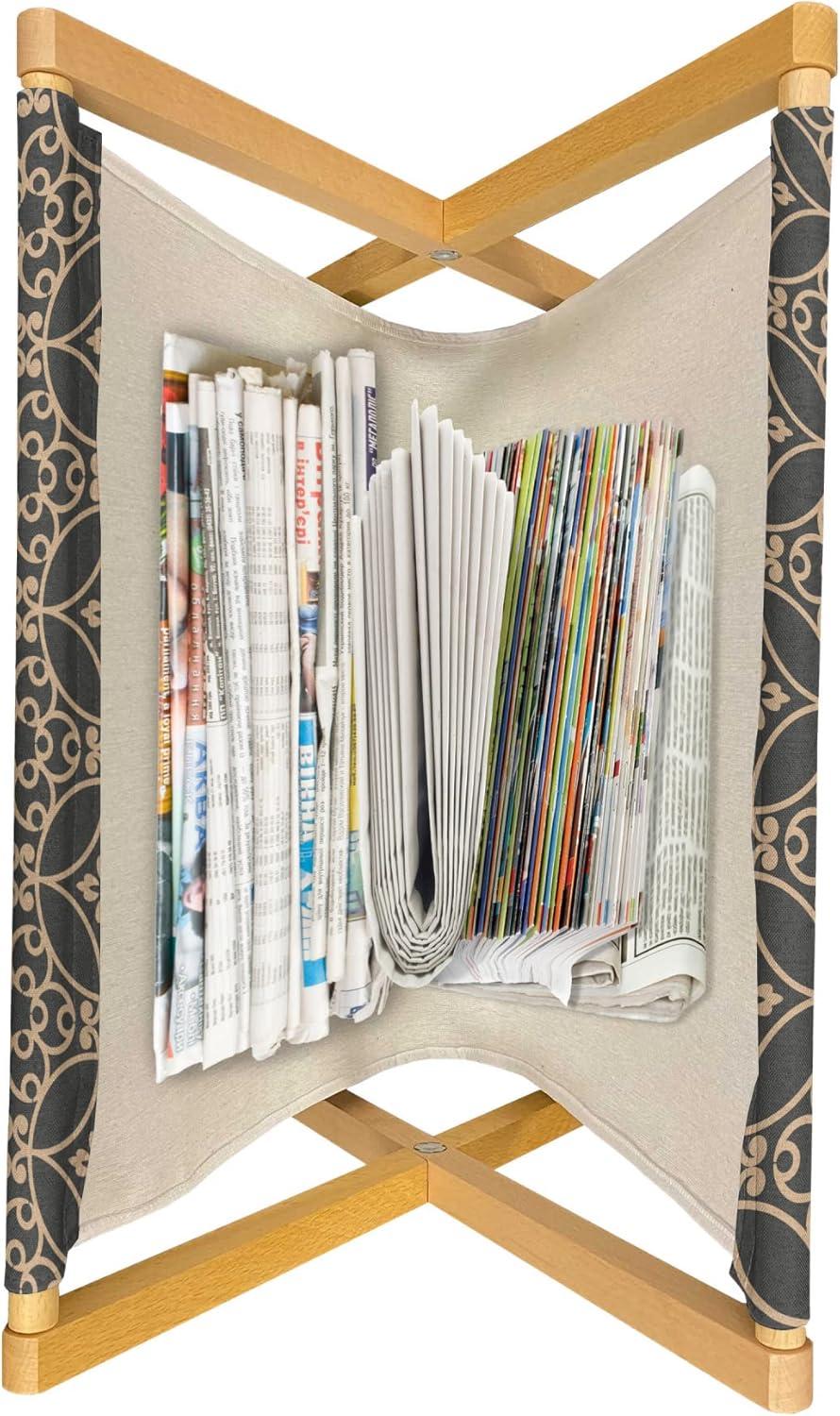imageAmbesonne Valentines Day Magazine and Book Holder Celebration Theme Hand Drawn Heart Birthday Romantic Graffiti Style Floor Rack Decor for Interior of Home amp Office 22 x 19 Pale Coffee WhiteTan and Dark Sepia
