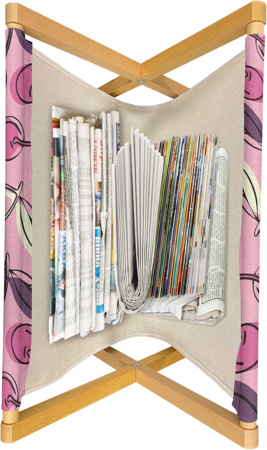 imageAmbesonne Valentines Day Magazine and Book Holder Celebration Theme Hand Drawn Heart Birthday Romantic Graffiti Style Floor Rack Decor for Interior of Home amp Office 22 x 19 Pale Coffee WhitePale Pink Multicolor