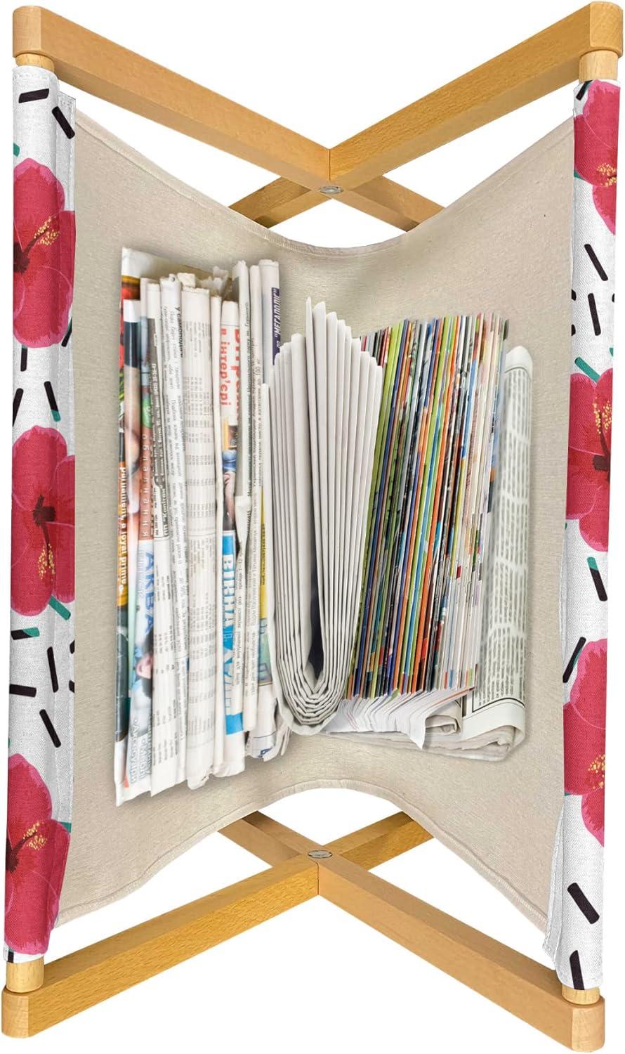 imageAmbesonne Valentines Day Magazine and Book Holder Celebration Theme Hand Drawn Heart Birthday Romantic Graffiti Style Floor Rack Decor for Interior of Home amp Office 22 x 19 Pale Coffee WhiteDark Coral White
