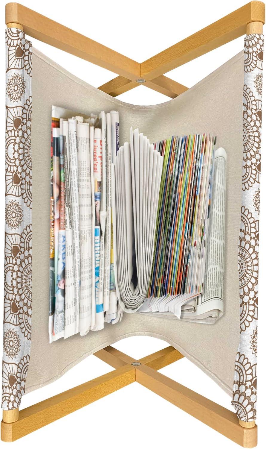imageAmbesonne Valentines Day Magazine and Book Holder Celebration Theme Hand Drawn Heart Birthday Romantic Graffiti Style Floor Rack Decor for Interior of Home amp Office 22 x 19 Pale Coffee WhiteUmber White