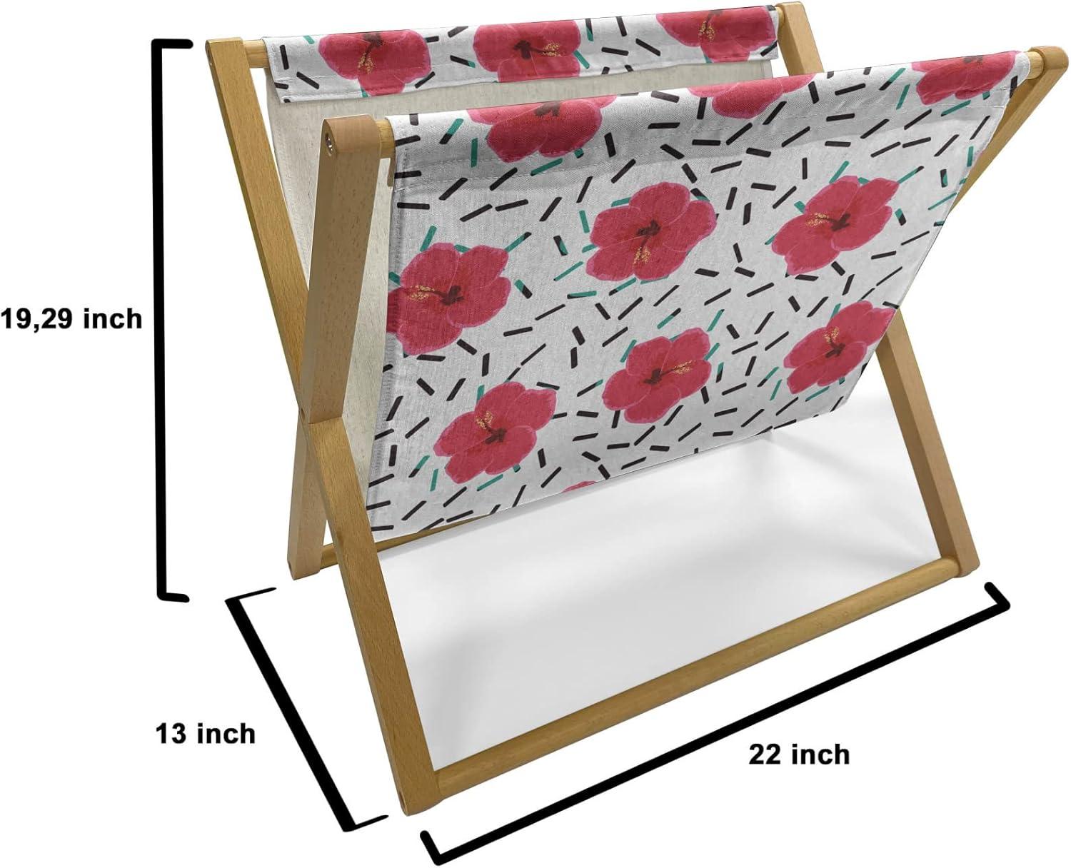 imageAmbesonne Valentines Day Magazine and Book Holder Celebration Theme Hand Drawn Heart Birthday Romantic Graffiti Style Floor Rack Decor for Interior of Home amp Office 22 x 19 Pale Coffee WhiteDark Coral White