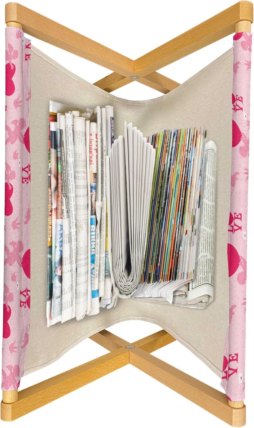 imageAmbesonne Valentines Day Magazine and Book Holder Celebration Theme Hand Drawn Heart Birthday Romantic Graffiti Style Floor Rack Decor for Interior of Home amp Office 22 x 19 Pale Coffee WhiteRose Pink