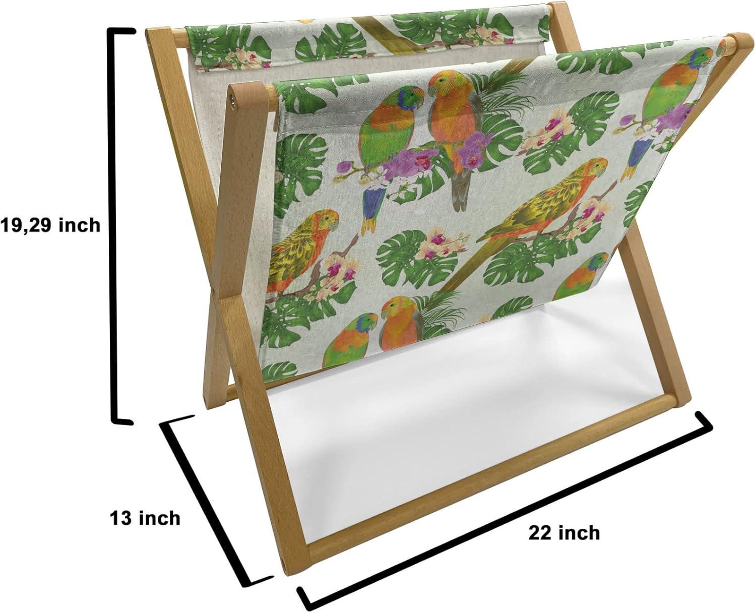 imageAmbesonne Valentines Day Magazine and Book Holder Celebration Theme Hand Drawn Heart Birthday Romantic Graffiti Style Floor Rack Decor for Interior of Home amp Office 22 x 19 Pale Coffee WhiteIvory and Multicolor
