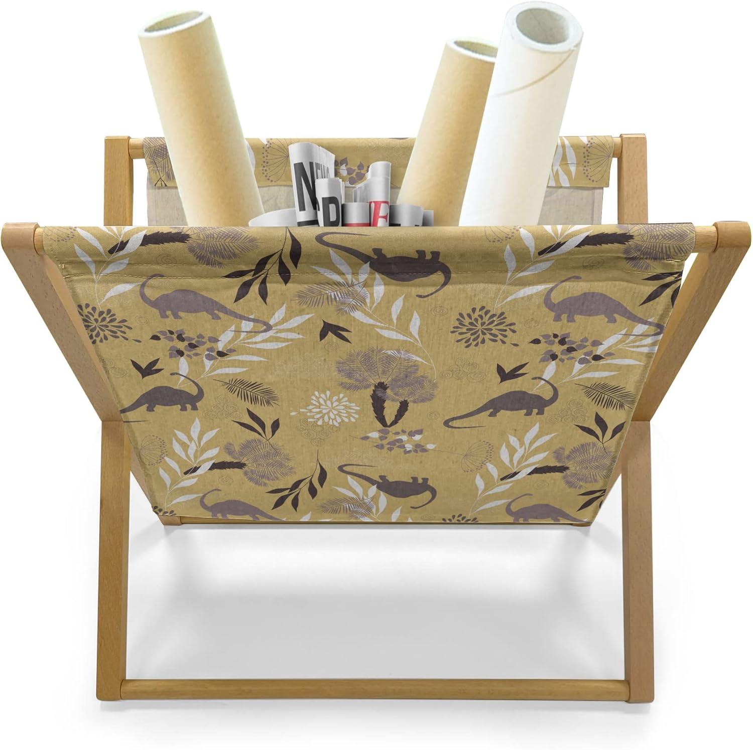 imageAmbesonne Valentines Day Magazine and Book Holder Love Birds and Hearts Kissing Romantic Animals Motif Repetition Floor Rack Decor for Interior of Home amp Office 22 x 19 Apricot Red and GreyMauve Camel White