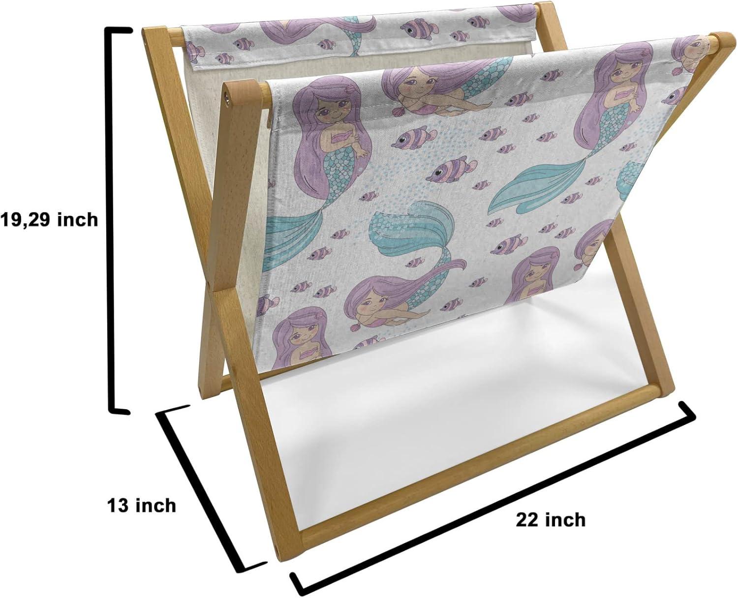 imageAmbesonne Valentines Day Magazine and Book Holder Love Birds and Hearts Kissing Romantic Animals Motif Repetition Floor Rack Decor for Interior of Home amp Office 22 x 19 Apricot Red and GreyLilac Pale Blue and White