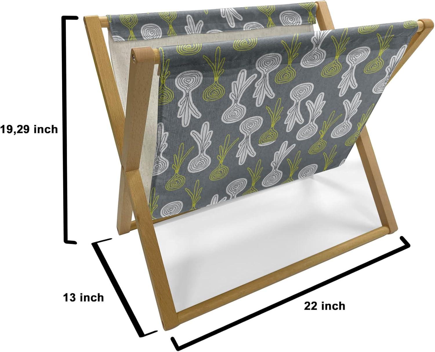 imageAmbesonne Valentines Day Magazine and Book Holder Love Birds and Hearts Kissing Romantic Animals Motif Repetition Floor Rack Decor for Interior of Home amp Office 22 x 19 Apricot Red and GreyYellow Green Grey White