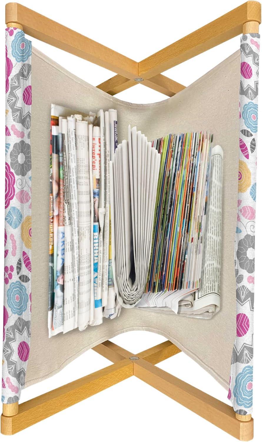 imageAmbesonne Valentines Day Magazine and Book Holder Love Birds and Hearts Kissing Romantic Animals Motif Repetition Floor Rack Decor for Interior of Home amp Office 22 x 19 Apricot Red and GreyPurple Grey Pale Orange