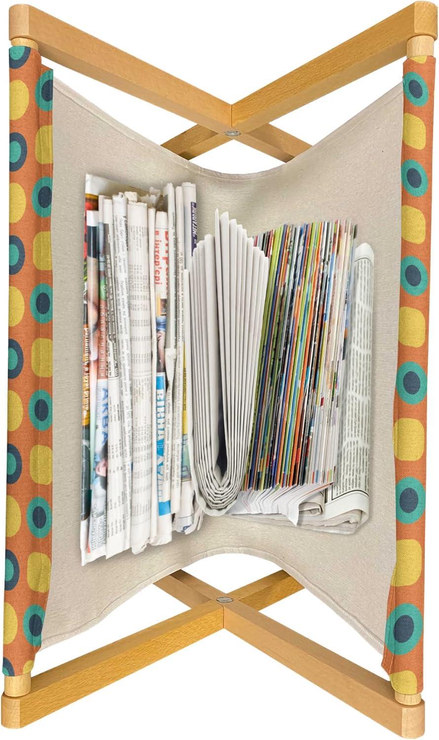 imageAmbesonne Valentines Day Magazine and Book Holder Love Theme Pattern of Repetitive Hearts Shape in Horizontal Design Floor Rack Decor for Interior of Home amp Office 22 x 19 Rose Peach and WhiteOrange Mustard Seafoam