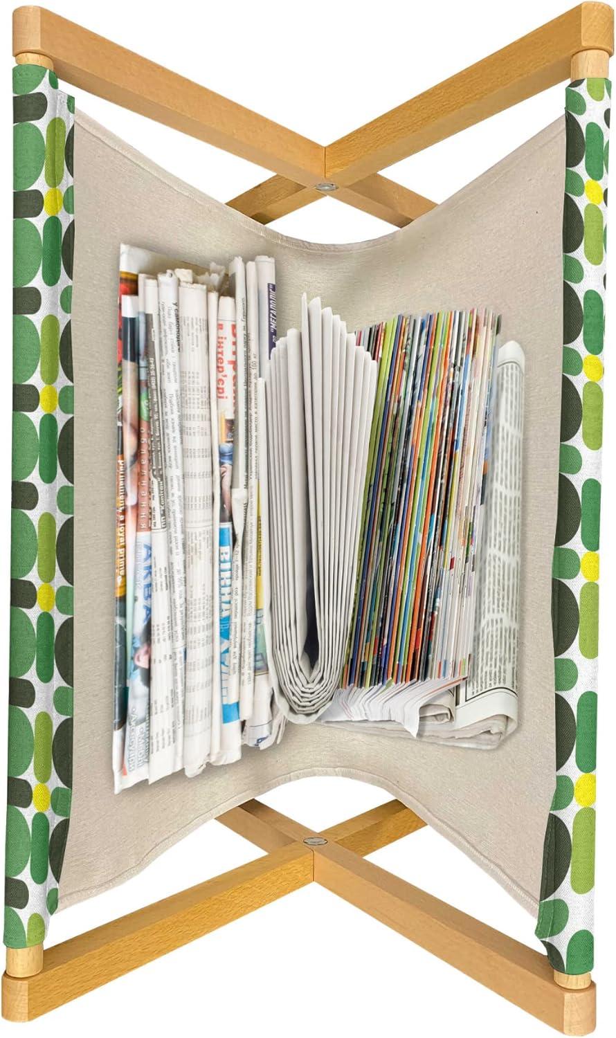imageAmbesonne Valentines Day Magazine and Book Holder Modern and Arcadia Love Themed Pattern with Hearts Floor Rack Decor for Interior of Home amp Office 22 x 19 Dark Blue Grey and WhiteFern Green Lime Green