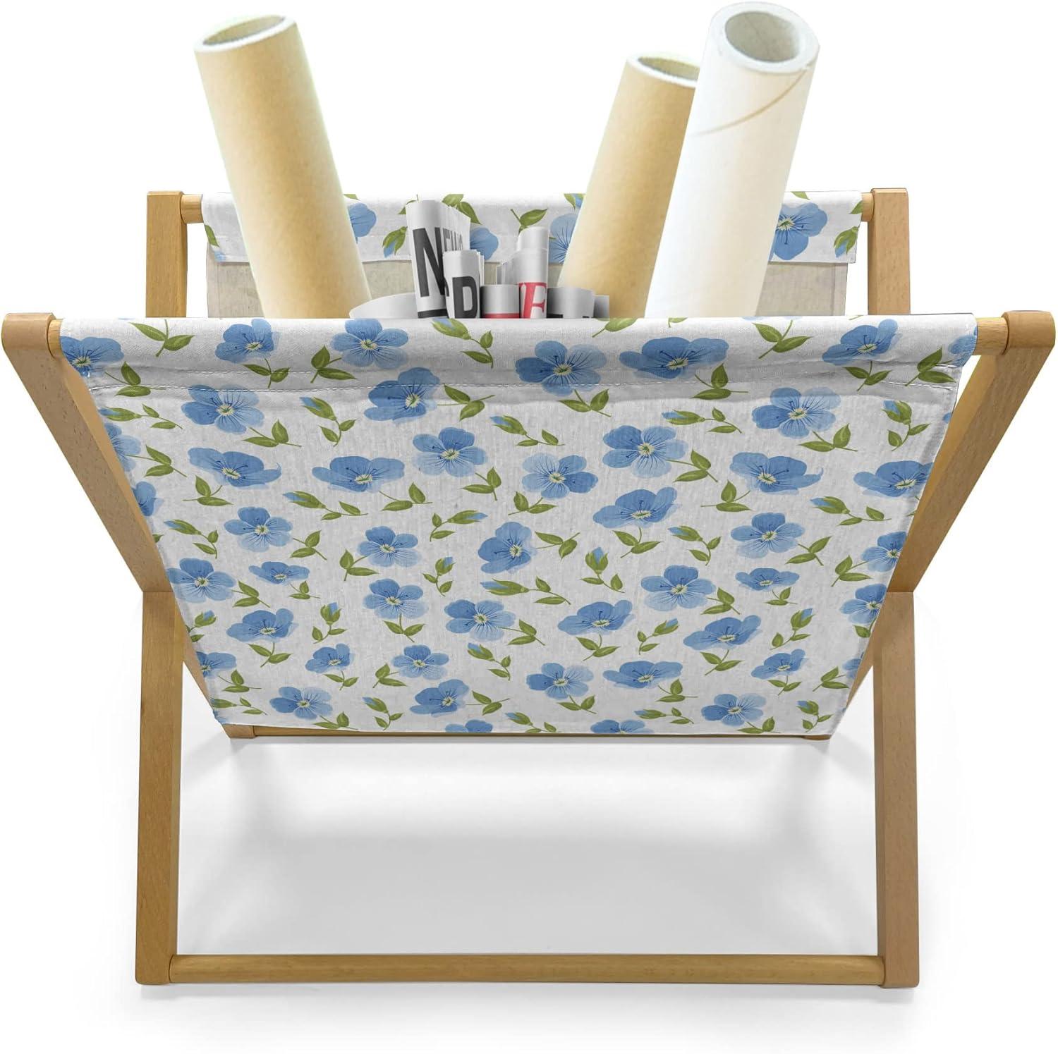imageAmbesonne Valentines Day Magazine and Book Holder Streaks with Heart Motifs on The Edge Romantic Love Pattern Floor Rack Decor for Interior of Home amp Office 22 x 19 Dark Coral and Dark GreyPale Blue White Green