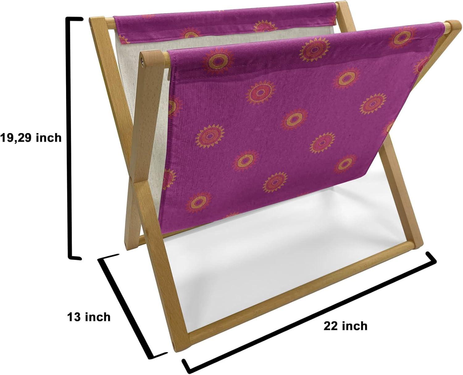imageAmbesonne Valentines Day Magazine and Book Holder Streaks with Heart Motifs on The Edge Romantic Love Pattern Floor Rack Decor for Interior of Home amp Office 22 x 19 Dark Coral and Dark GreyDark Magenta and Dark Salmon