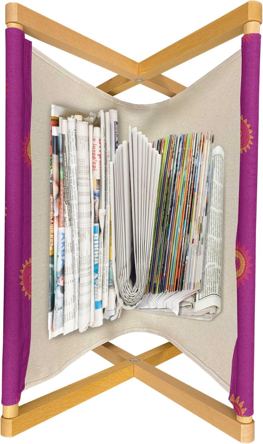 imageAmbesonne Valentines Day Magazine and Book Holder Streaks with Heart Motifs on The Edge Romantic Love Pattern Floor Rack Decor for Interior of Home amp Office 22 x 19 Dark Coral and Dark GreyDark Magenta and Dark Salmon