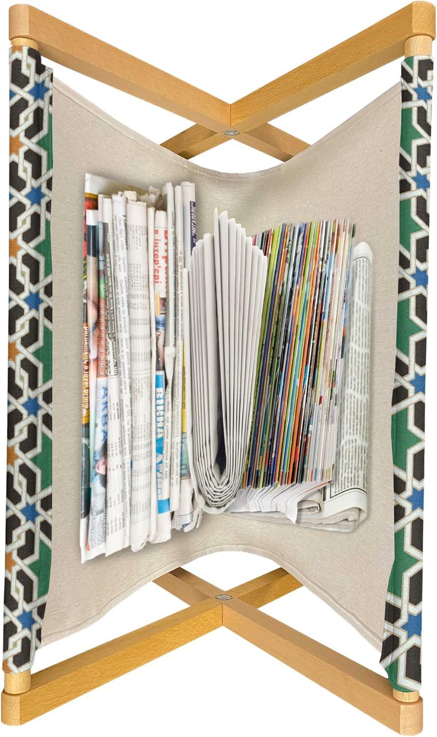imageAmbesonne Valentines Day Magazine and Book Holder Streaks with Heart Motifs on The Edge Romantic Love Pattern Floor Rack Decor for Interior of Home amp Office 22 x 19 Dark Coral and Dark GreyGreen Blue Black