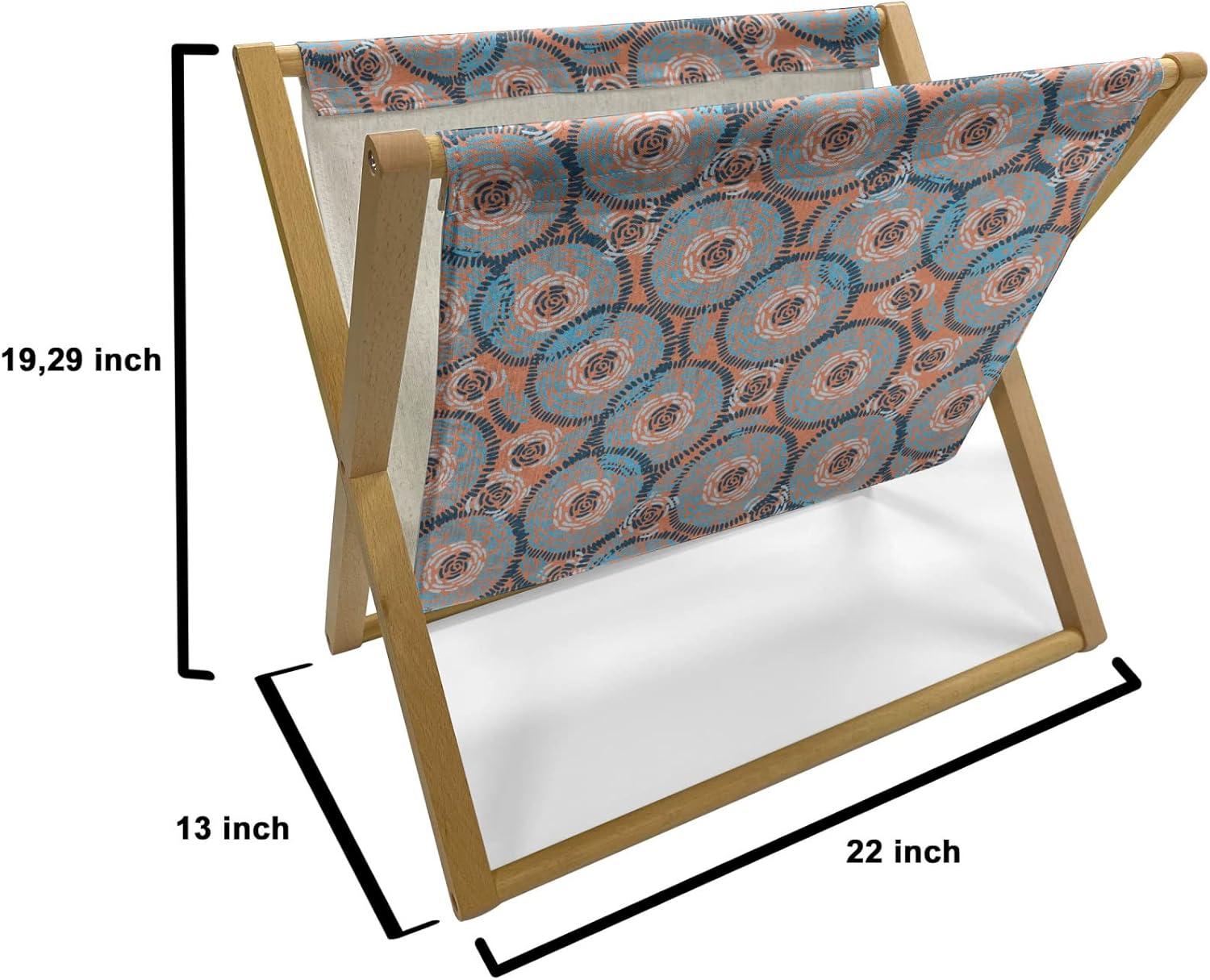imageAmbesonne Valentines Day Magazine and Book Holder Streaks with Heart Motifs on The Edge Romantic Love Pattern Floor Rack Decor for Interior of Home amp Office 22 x 19 Dark Coral and Dark GreyDark Peach Sky Blue