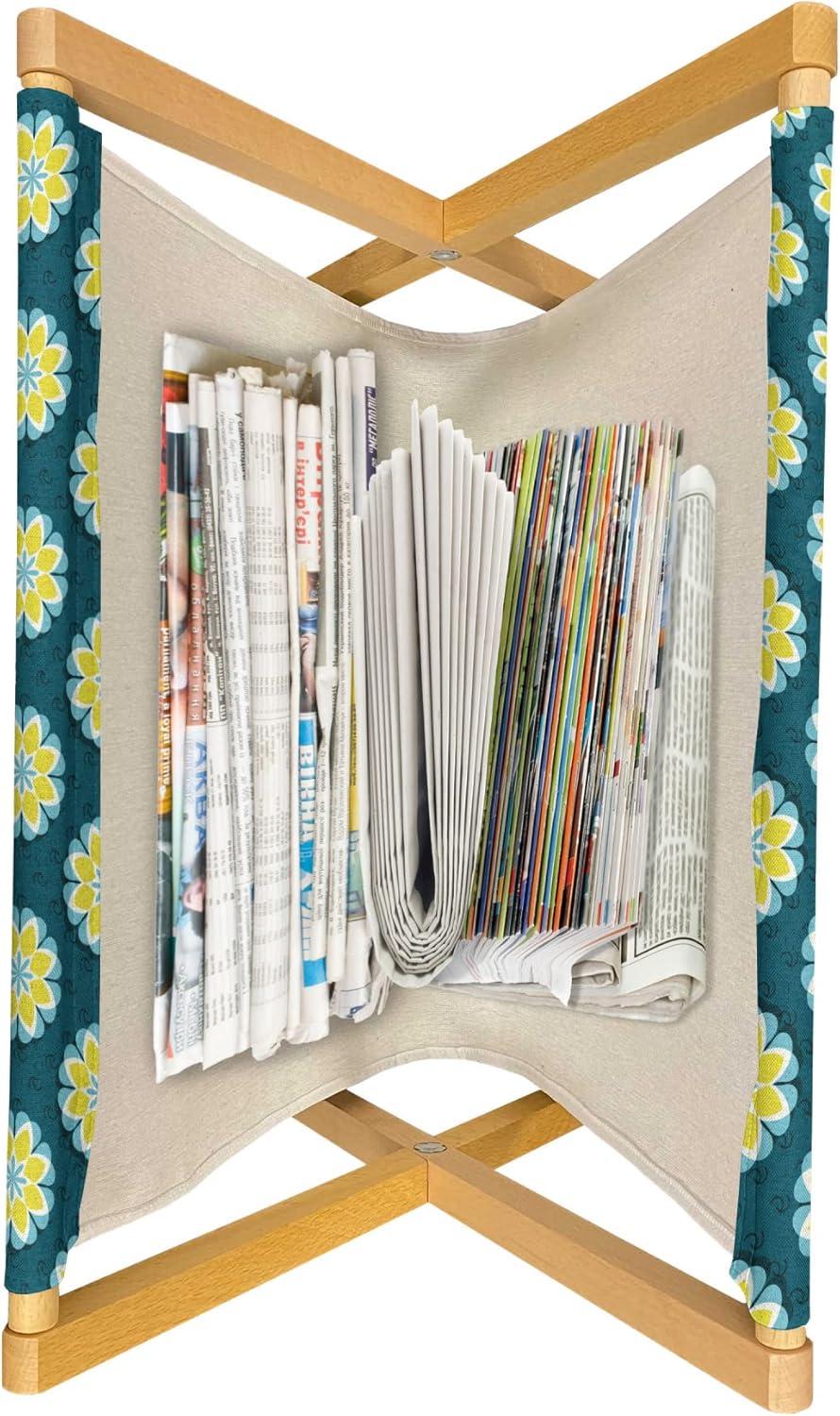 imageAmbesonne Valentines Day Magazine and Book Holder Streaks with Heart Motifs on The Edge Romantic Love Pattern Floor Rack Decor for Interior of Home amp Office 22 x 19 Dark Coral and Dark GreyDark Teal Yellow