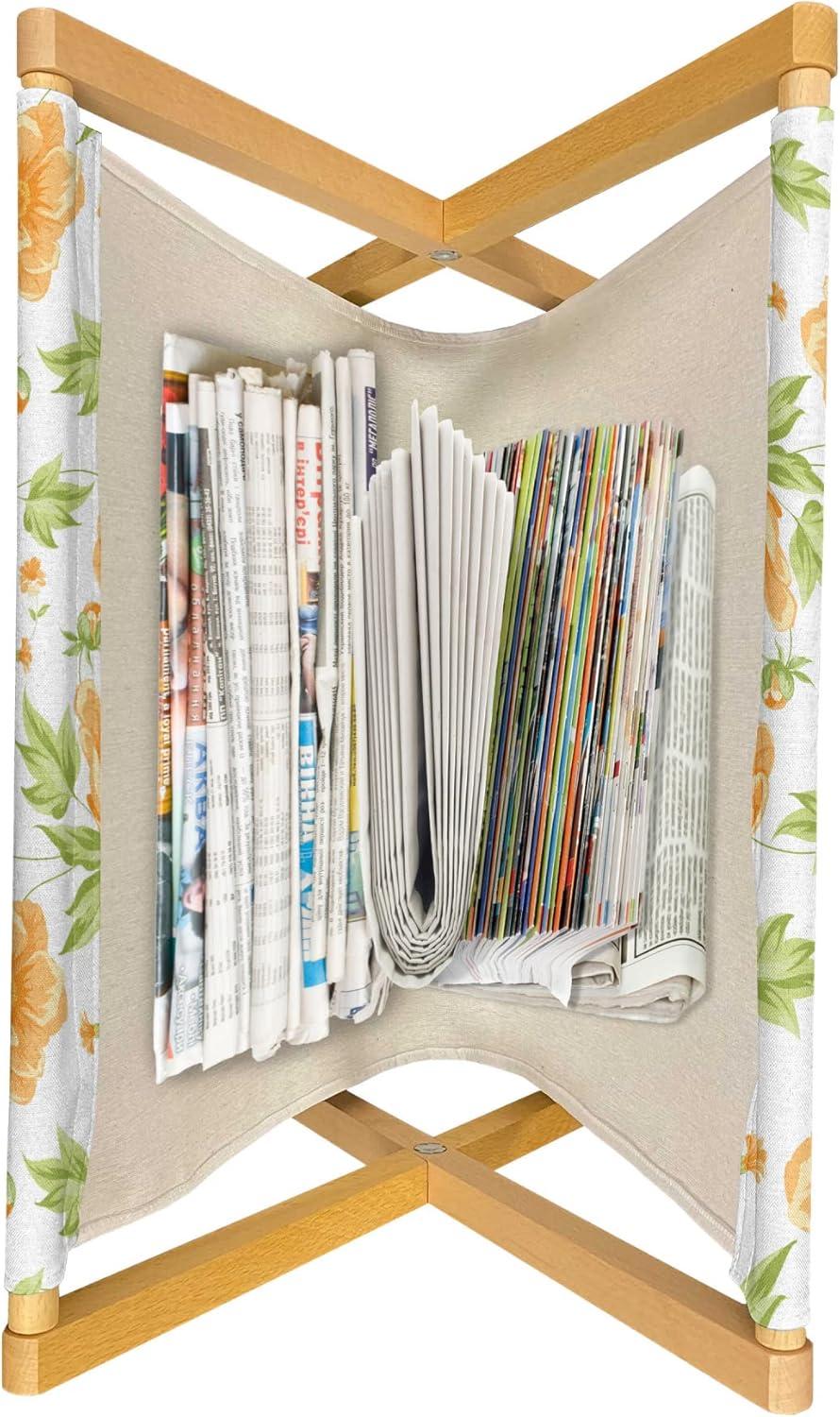 imageAmbesonne Valentines Day Magazine and Book Holder Streaks with Heart Motifs on The Edge Romantic Love Pattern Floor Rack Decor for Interior of Home amp Office 22 x 19 Dark Coral and Dark GreyPale Orange Green White