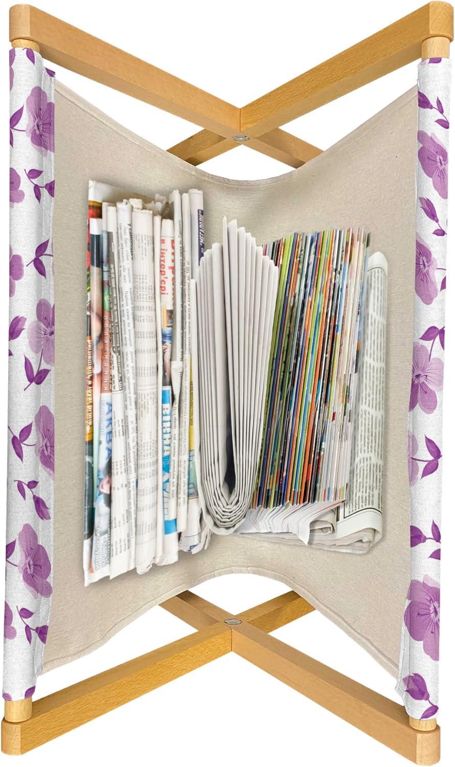 imageAmbesonne Valentines Day Magazine and Book Holder Streaks with Heart Motifs on The Edge Romantic Love Pattern Floor Rack Decor for Interior of Home amp Office 22 x 19 Dark Coral and Dark GreyViolet White