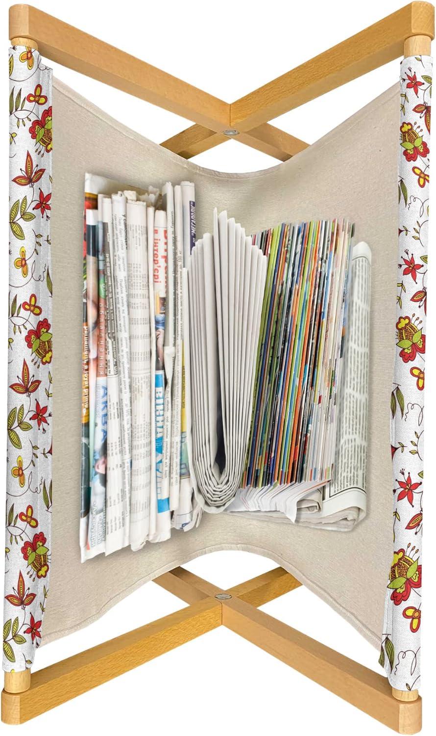 imageAmbesonne Valentines Day Magazine and Book Holder Streaks with Heart Motifs on The Edge Romantic Love Pattern Floor Rack Decor for Interior of Home amp Office 22 x 19 Dark Coral and Dark GreyRed Yellow White