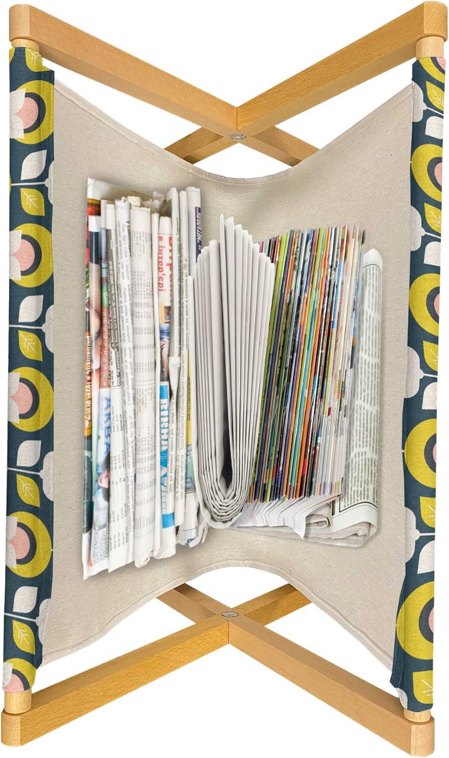 imageAmbesonne Valentines Day Magazine and Book Holder Streaks with Heart Motifs on The Edge Romantic Love Pattern Floor Rack Decor for Interior of Home amp Office 22 x 19 Dark Coral and Dark GreyMustard Blush Dark Teal
