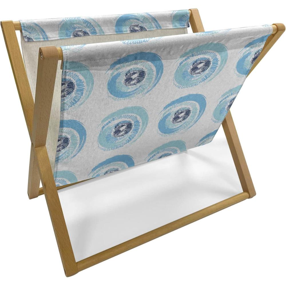 imageAmbesonne Hearts Magazine and Book Holder Bicycles and Heart and Romantic Scene Valentines Day Theme Floor Rack Decor for Interior of Home amp Office 22 x 19 Dark Grey and WhiteSky Blue Blue