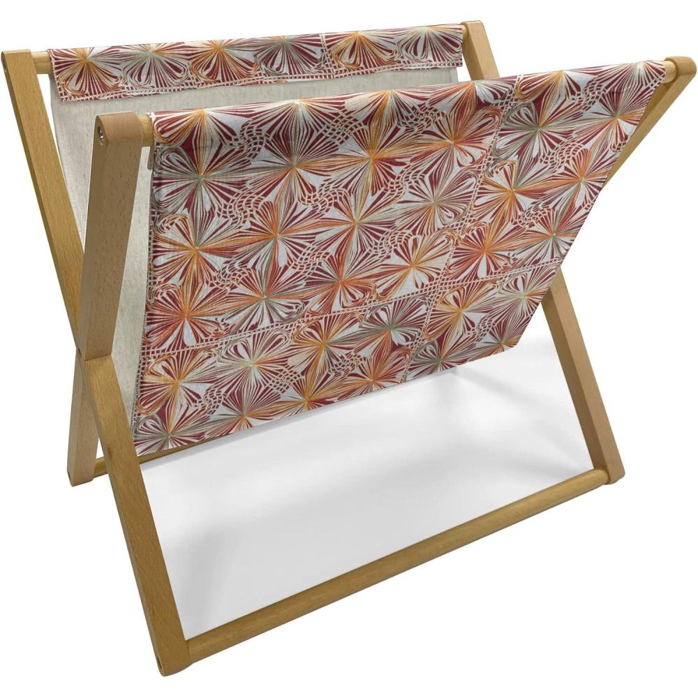 imageAmbesonne Valentines Day Magazine and Book Holder Love Birds and Hearts Kissing Romantic Animals Motif Repetition Floor Rack Decor for Interior of Home amp Office 22 x 19 Apricot Red and GreyBurgundy Orange and White