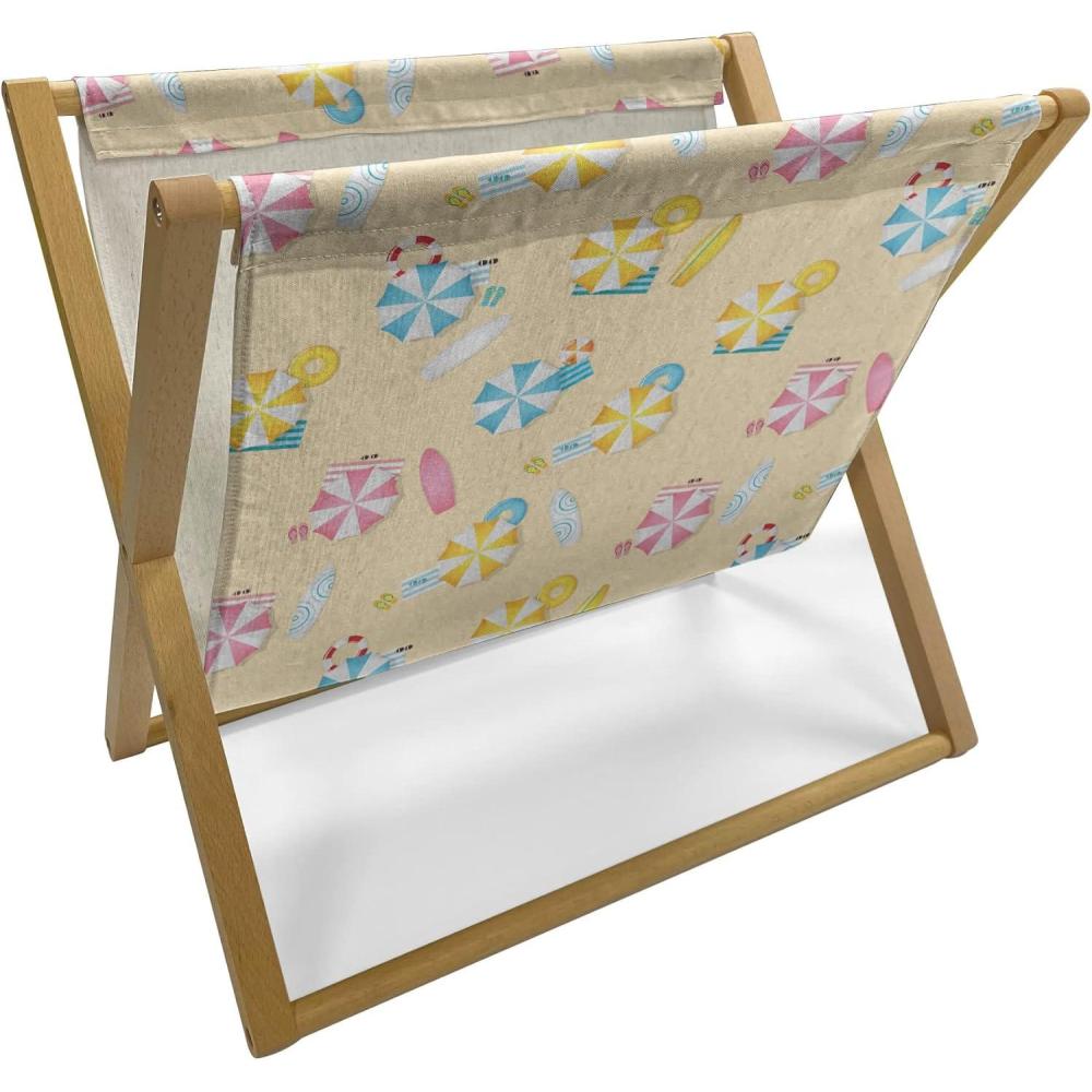 imageAmbesonne Valentines Day Magazine and Book Holder Love Birds and Hearts Kissing Romantic Animals Motif Repetition Floor Rack Decor for Interior of Home amp Office 22 x 19 Apricot Red and GreyPale Pink and Yellow