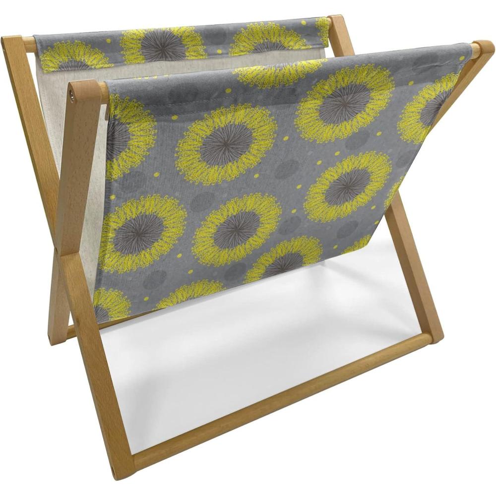 imageAmbesonne Valentines Day Magazine and Book Holder Love Birds and Hearts Kissing Romantic Animals Motif Repetition Floor Rack Decor for Interior of Home amp Office 22 x 19 Apricot Red and GreyGrey and Yellow