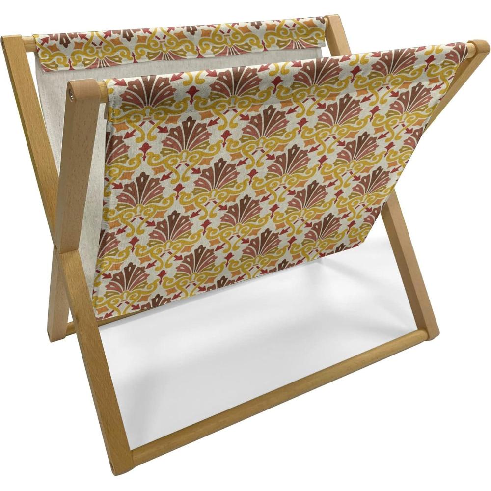 imageAmbesonne Valentines Day Magazine and Book Holder Love Birds and Hearts Kissing Romantic Animals Motif Repetition Floor Rack Decor for Interior of Home amp Office 22 x 19 Apricot Red and GreyOff White and Multicolor