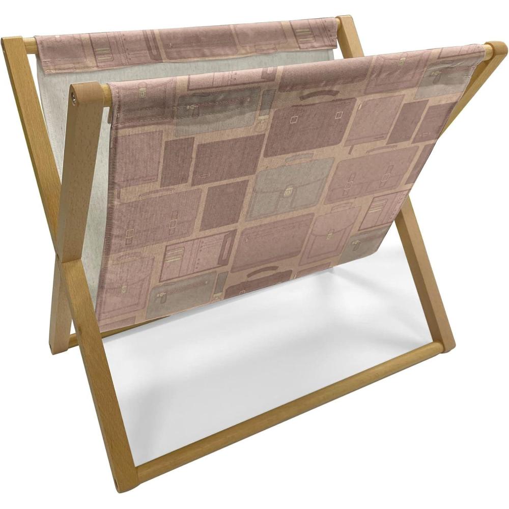 imageAmbesonne Valentines Day Magazine and Book Holder Love Birds and Hearts Kissing Romantic Animals Motif Repetition Floor Rack Decor for Interior of Home amp Office 22 x 19 Apricot Red and GreyPale Salmon Mauve Taupe