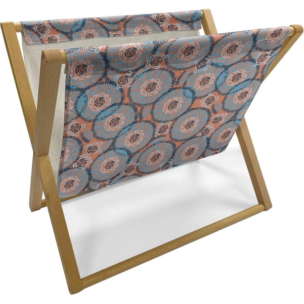 imageAmbesonne Valentines Day Magazine and Book Holder Streaks with Heart Motifs on The Edge Romantic Love Pattern Floor Rack Decor for Interior of Home amp Office 22 x 19 Dark Coral and Dark GreyDark Peach Sky Blue