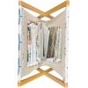 Ambesonne Feminine Magazine and Book Holder, Pattern of Lipstick Kiss Marks Woman Valentines Wedding Theme Illustration, Floor Rack Decor for Interior of Home & Office, 22″ x 19″, White Red(Orange Blue)
