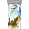 Ambesonne Fox Fitted Sheet & Pillow Sham Set, Fox in The Winter Forest Abstract Cartoon Trees and Nature Animal Pattern, Decorative Printed 2 Piece Bedding Decor Set, Twin, Pale Sage Green Orange(Blue and Green)